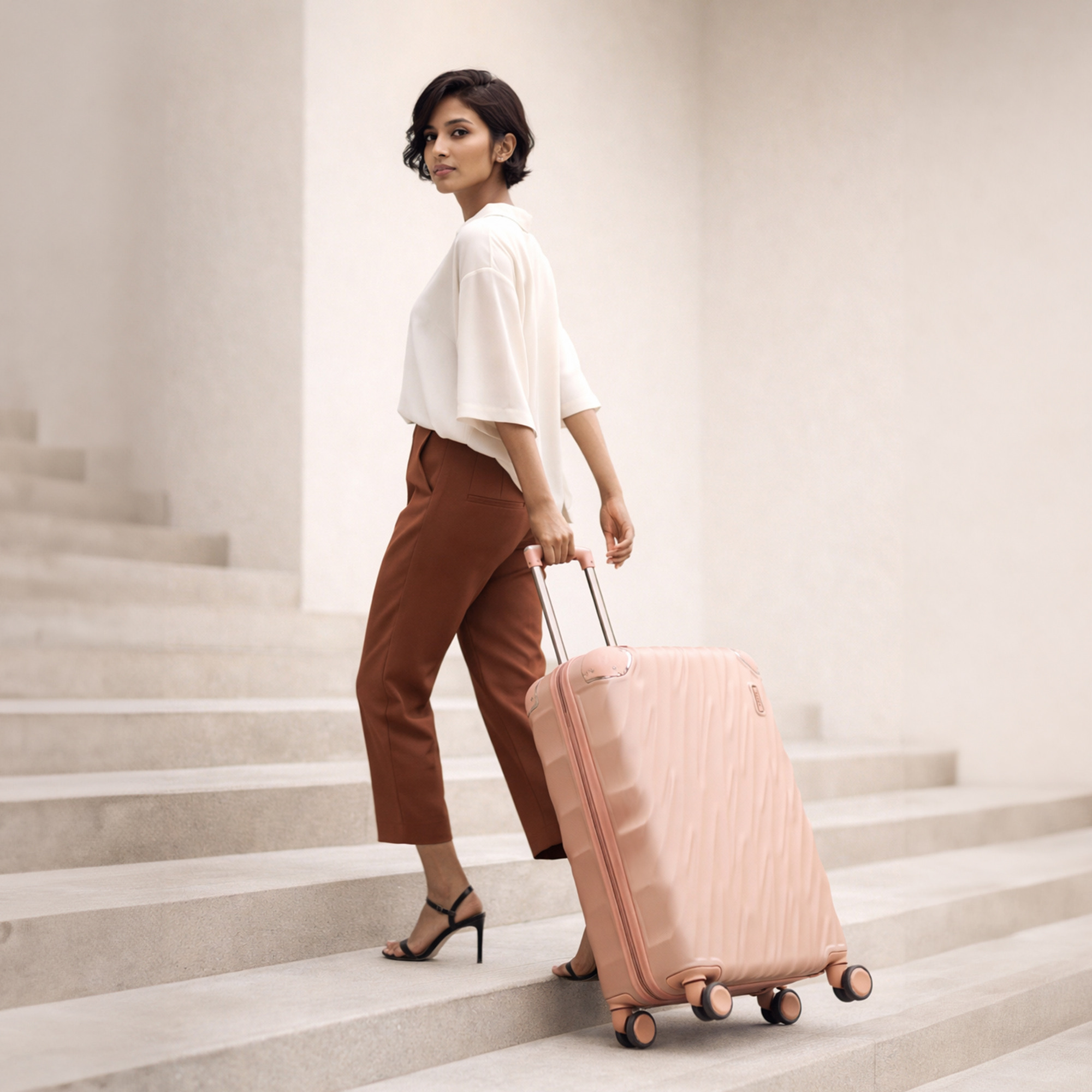 Kyoto Rose Gold Luggage