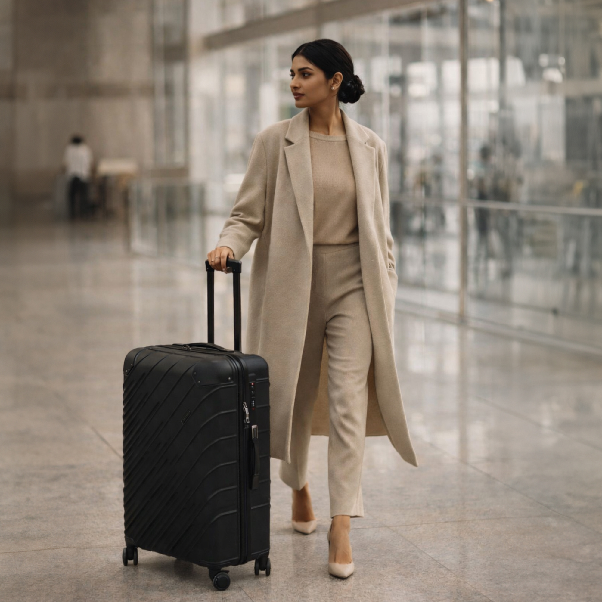 Sapporo Charcoal Black Luggage