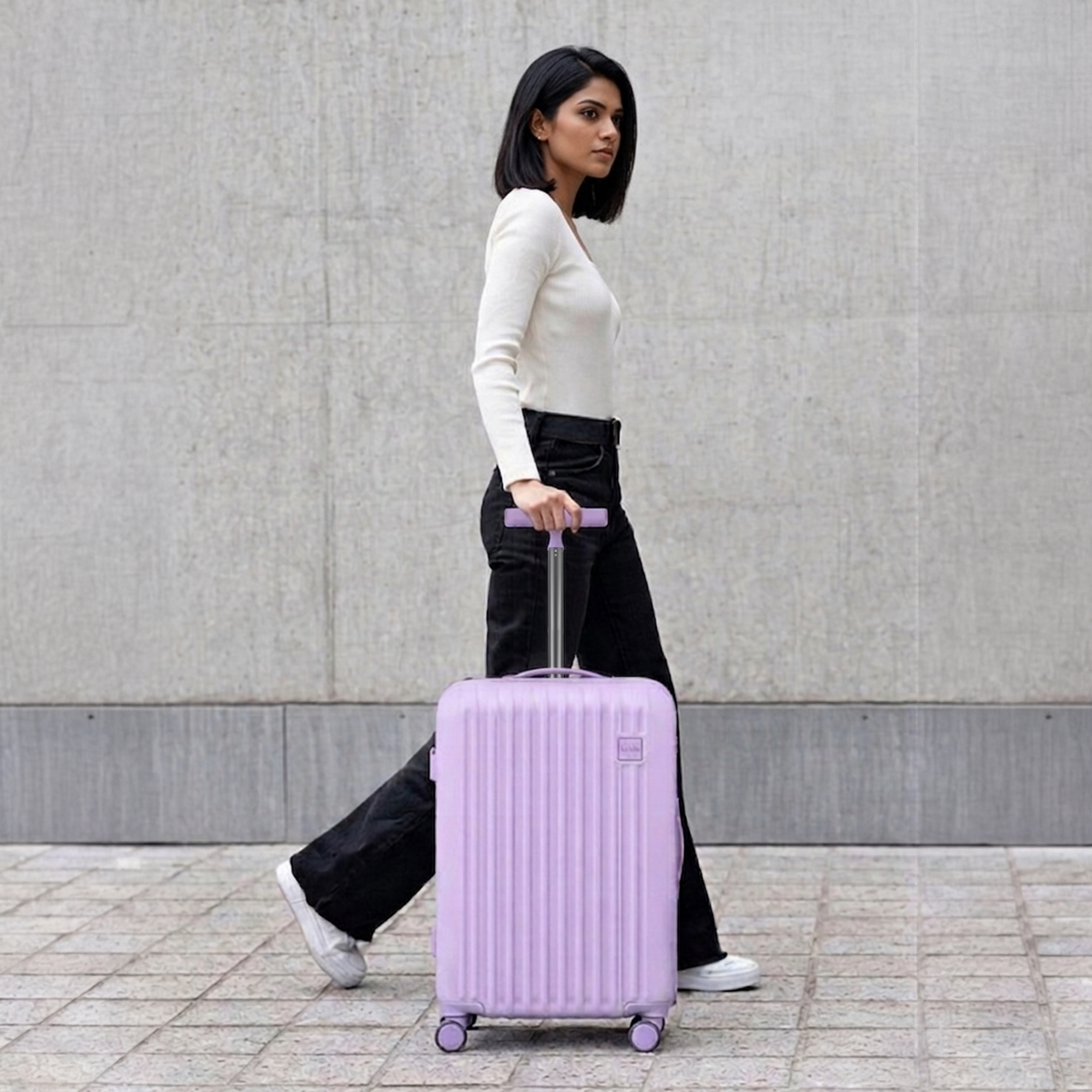 Kirei Taupe Beige Luggage
